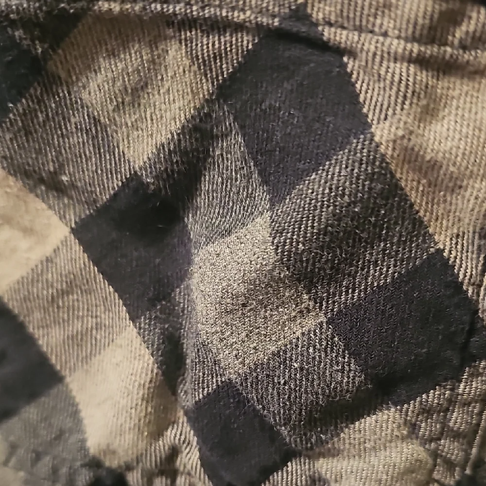 Urban Pipeline Black/Grey/Cream Button Up Flannel Size XXLarge